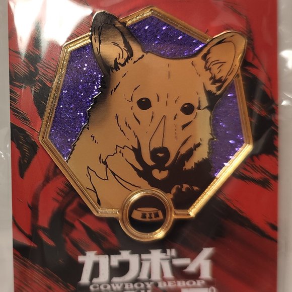 Cowboy Bebop Ein Enamel Pin Official Anime Collectible - Picture 1 of 3